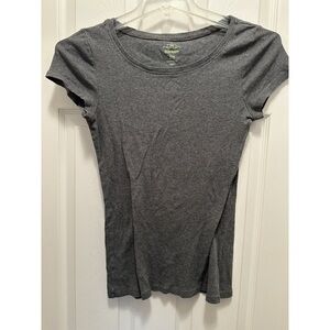 Old Navy Medium Heather Gray Short Sleeve Top, Crew Neck tee M T-shirt.